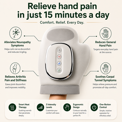 HandEase™ Heated Hand Massager