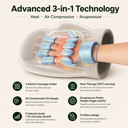HandEase™ Heated Hand Massager