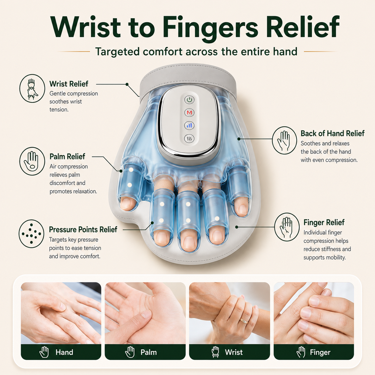 HandEase™ Heated Hand Massager