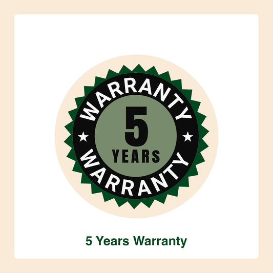 5 Years Warranty